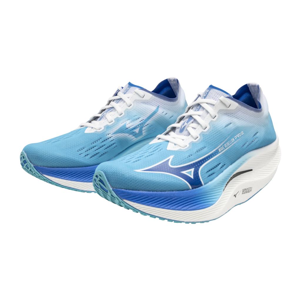 Mizuno Women's Wave Rebellion Pro 2 Running Shoe River Blue Mugen
