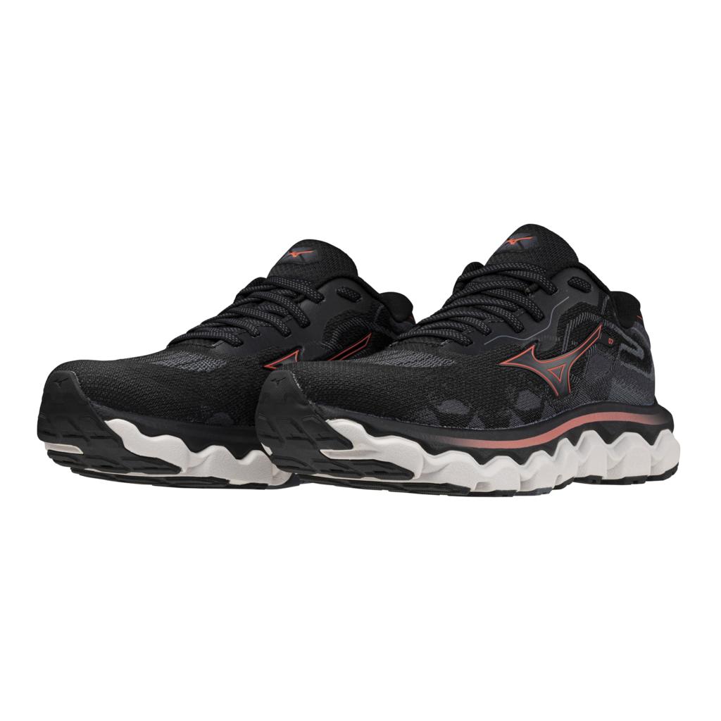 Mizuno Women's Wave Horizon 7 D Running Shoe Black Dubarry
