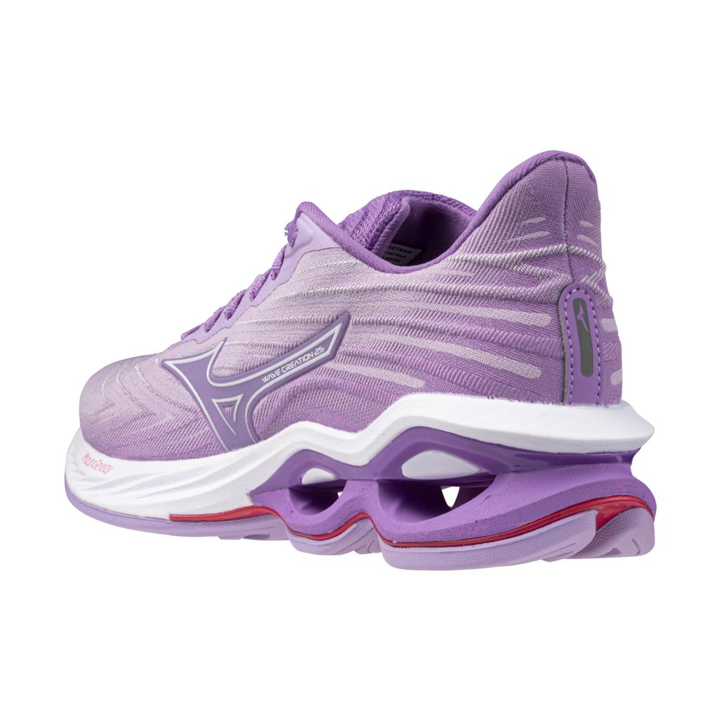 Mizuno Women's Wave Creation 25 Ssw Running Shoe Crocus Petal White