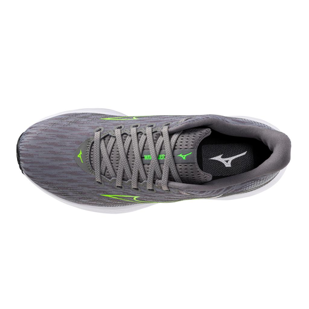 Mizuno Men's Wave Rider 28 Running Shoe Tradewinds Green Gecko