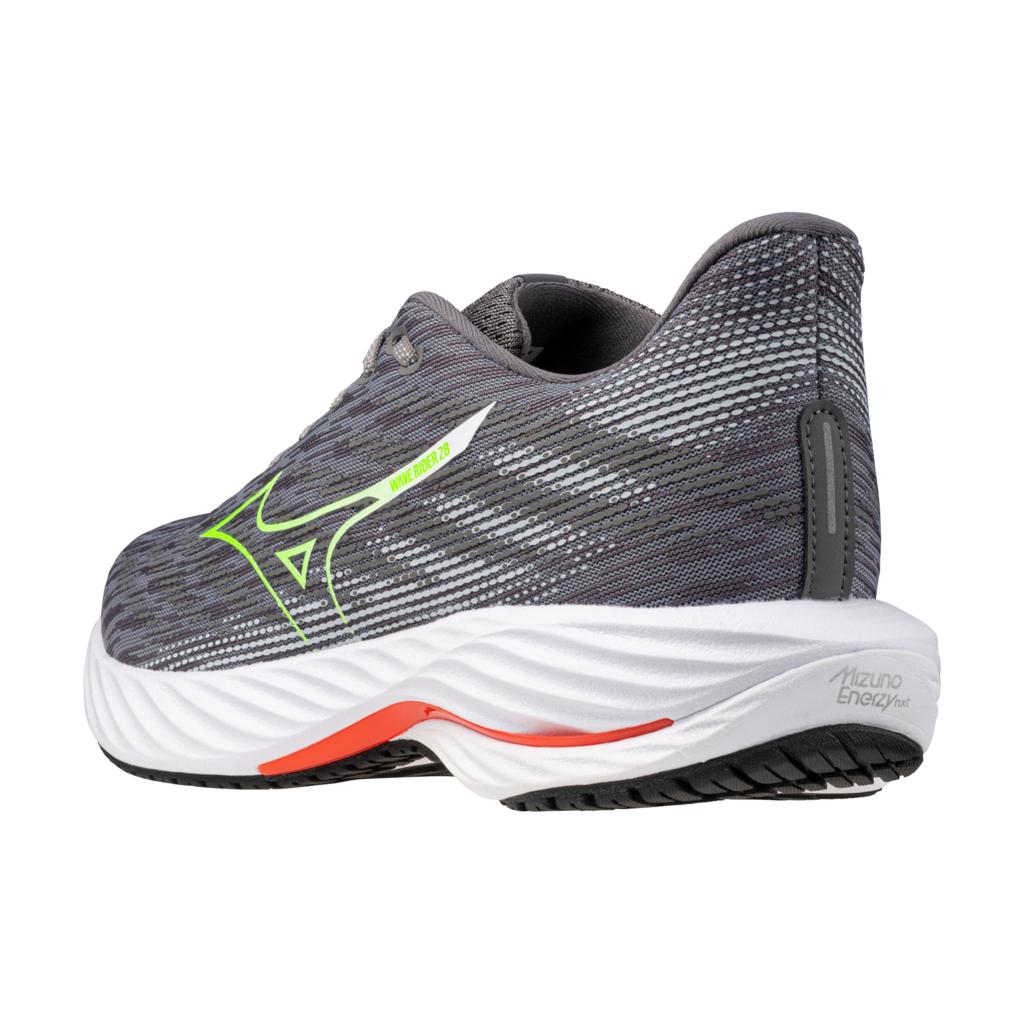 Mizuno Men's Wave Rider 28 Running Shoe Tradewinds Green Gecko