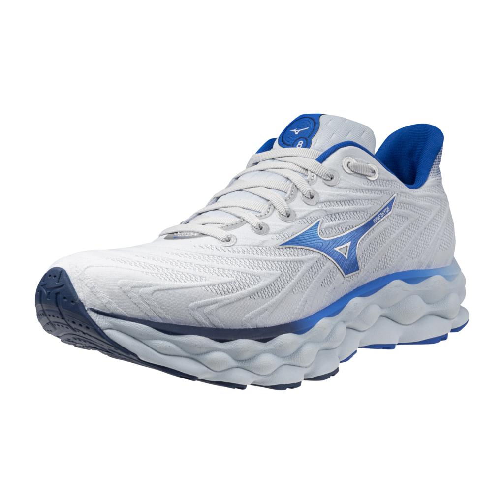 Mizuno Men's Wave Sky 8 Running Shoe Citadel Vintage Indigo