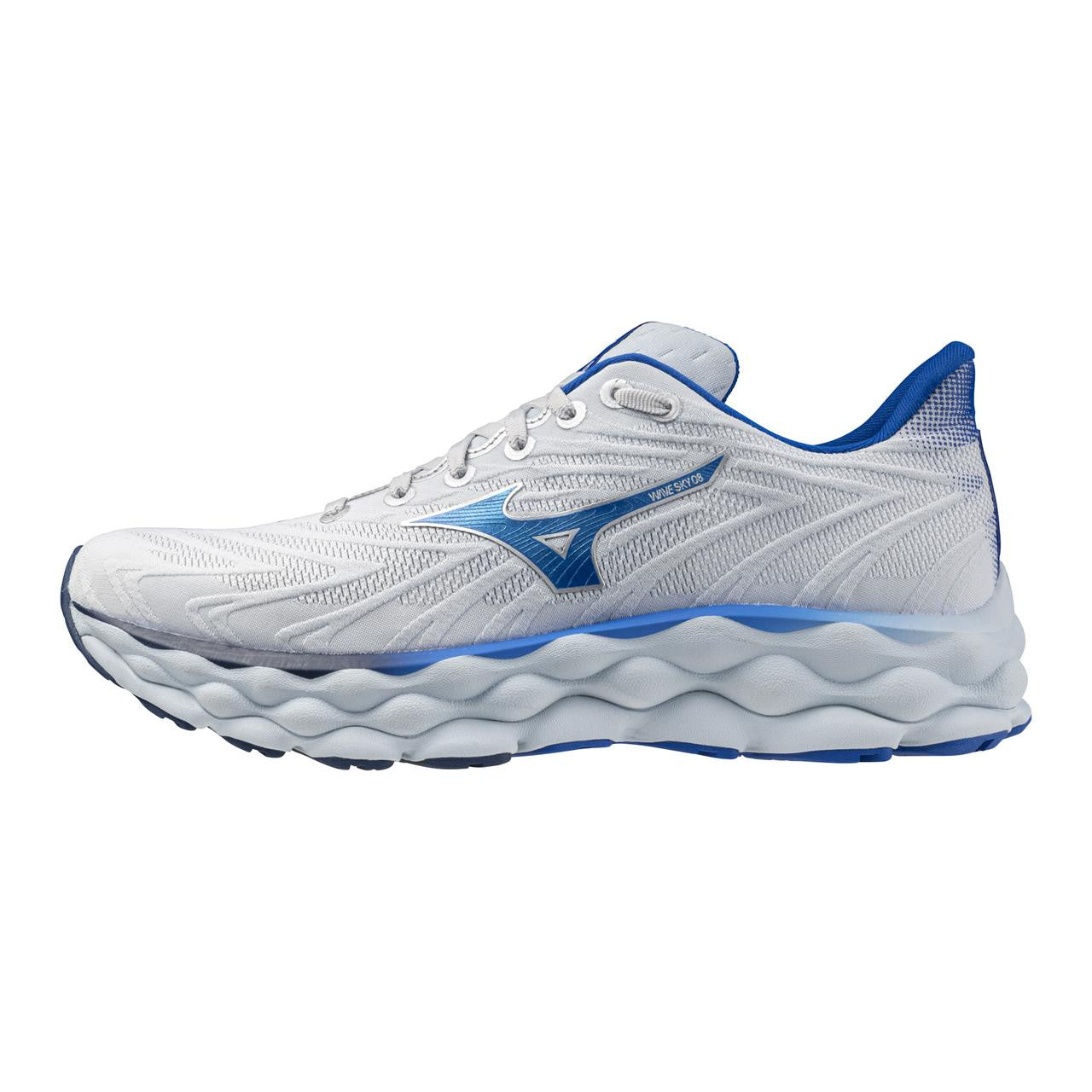 Mizuno Men's Wave Sky 8 Running Shoe Black Metallic Grey