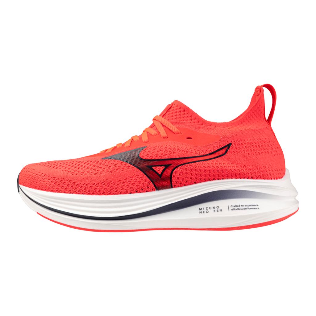 Mizuno Men's Neo Zen Running Shoe Fiery Coral Baritone Blue