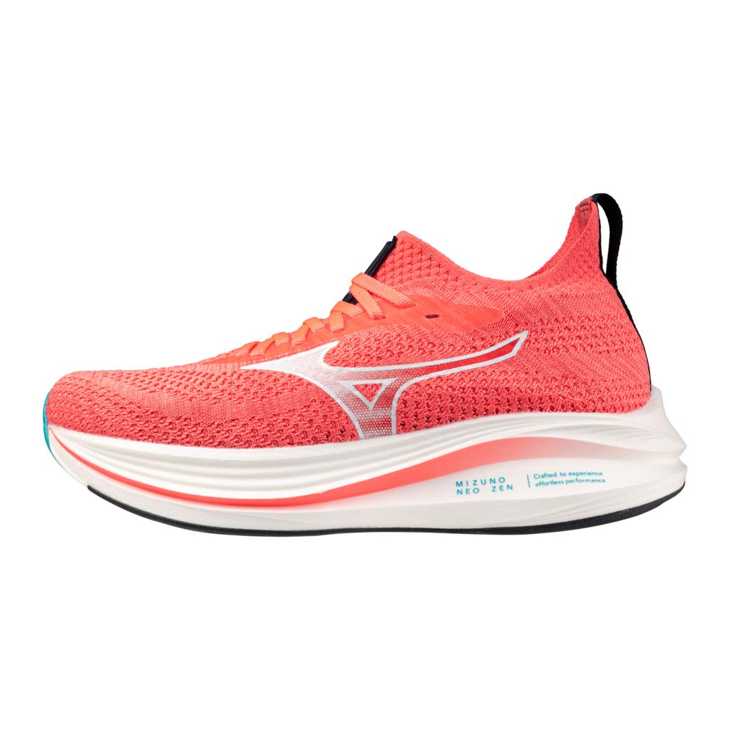 Mizuno Women's Neo Zen Running Shoe Striking Coral White