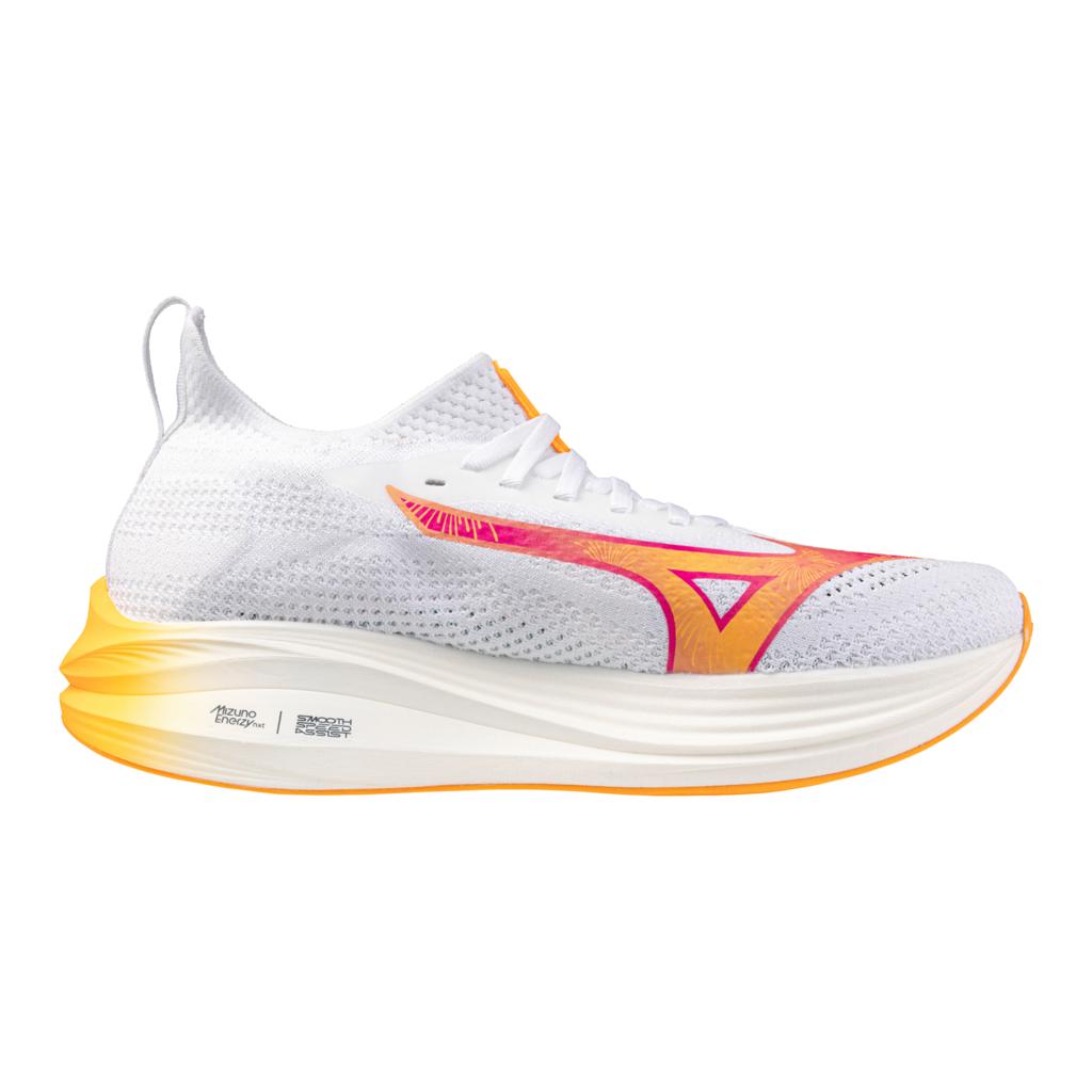 Mizuno Unisex Neo Zen Hanabi Pack Running Shoe White Tang Orange