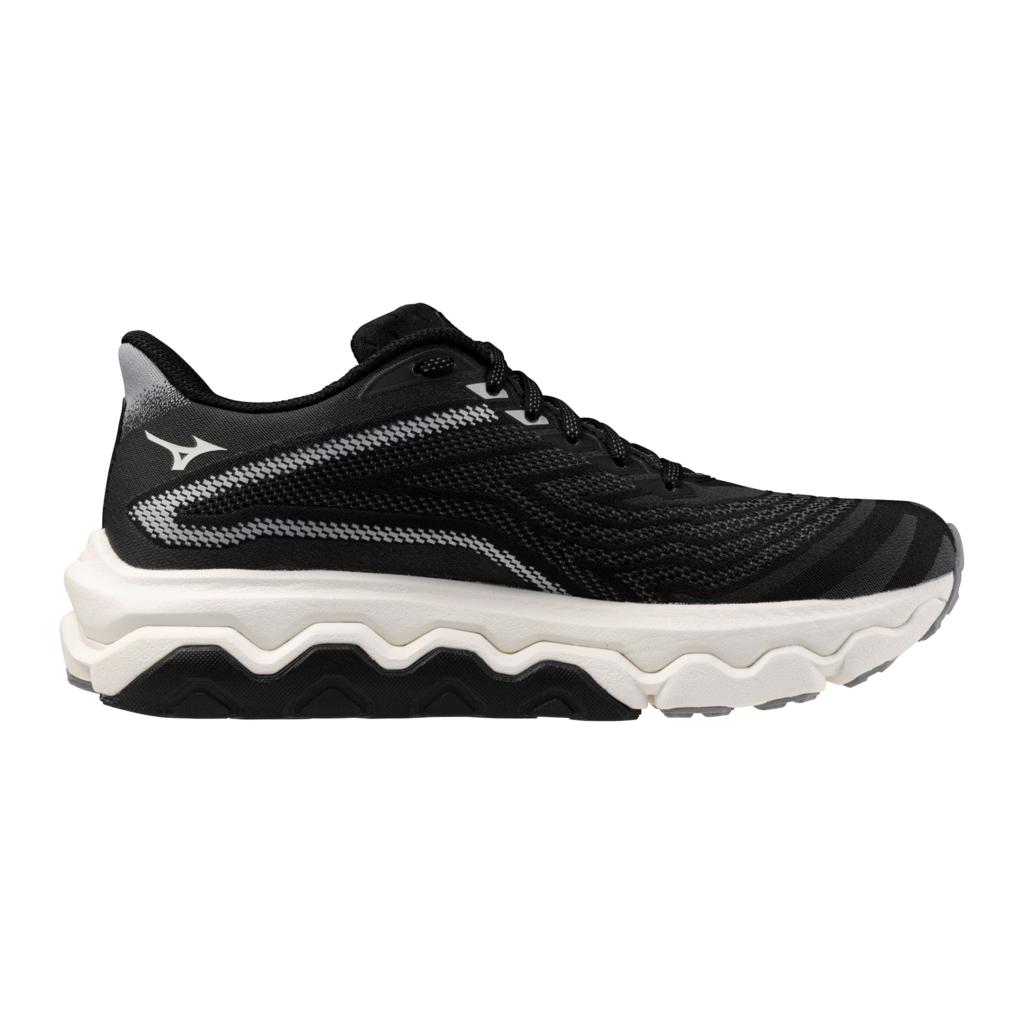 Mizuno Women's Wave Horizon 8 Wide D Running Shoe Black White