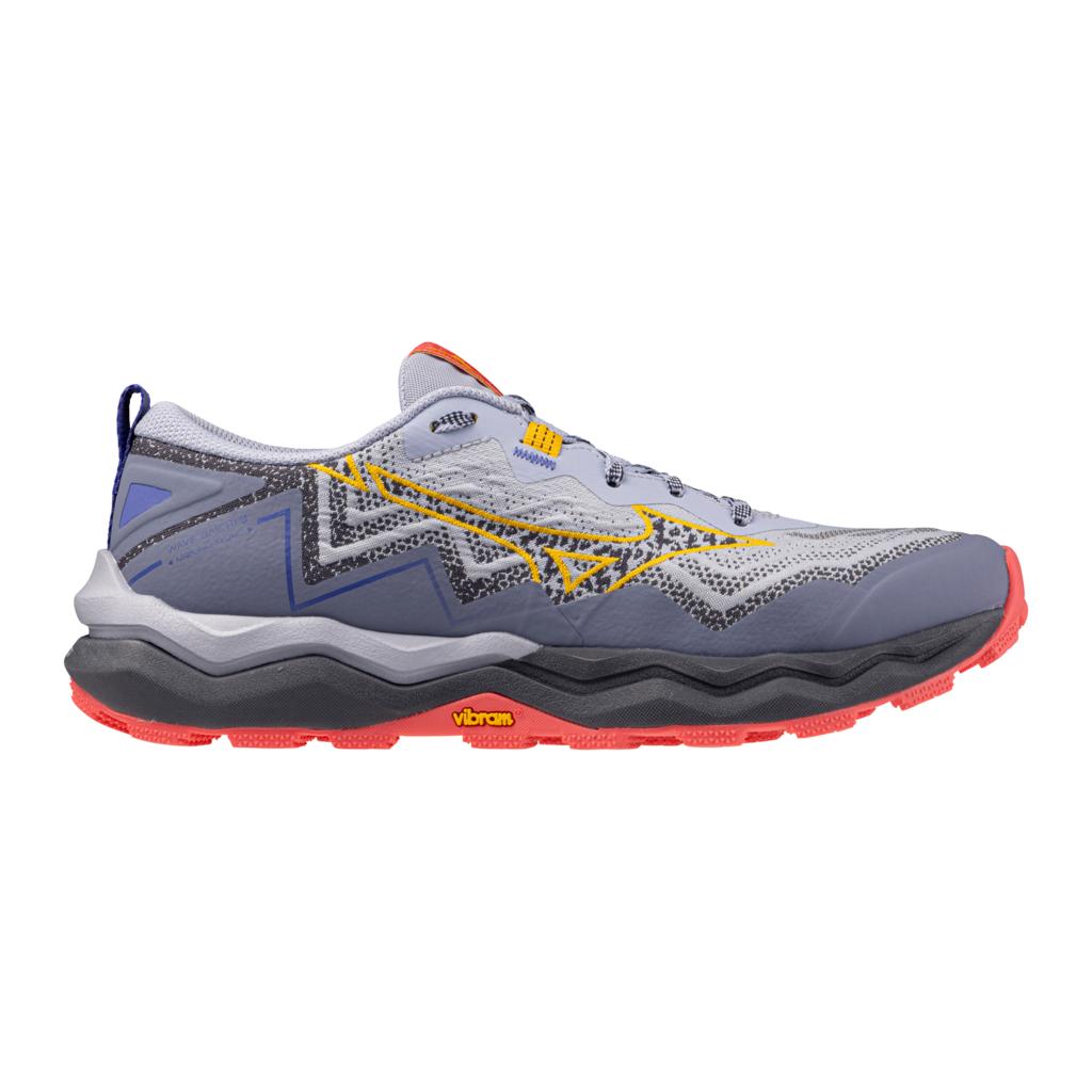 Mizuno Women's Wave Daichi 9 Trail Running Shoe Icelandic Blue Citrus