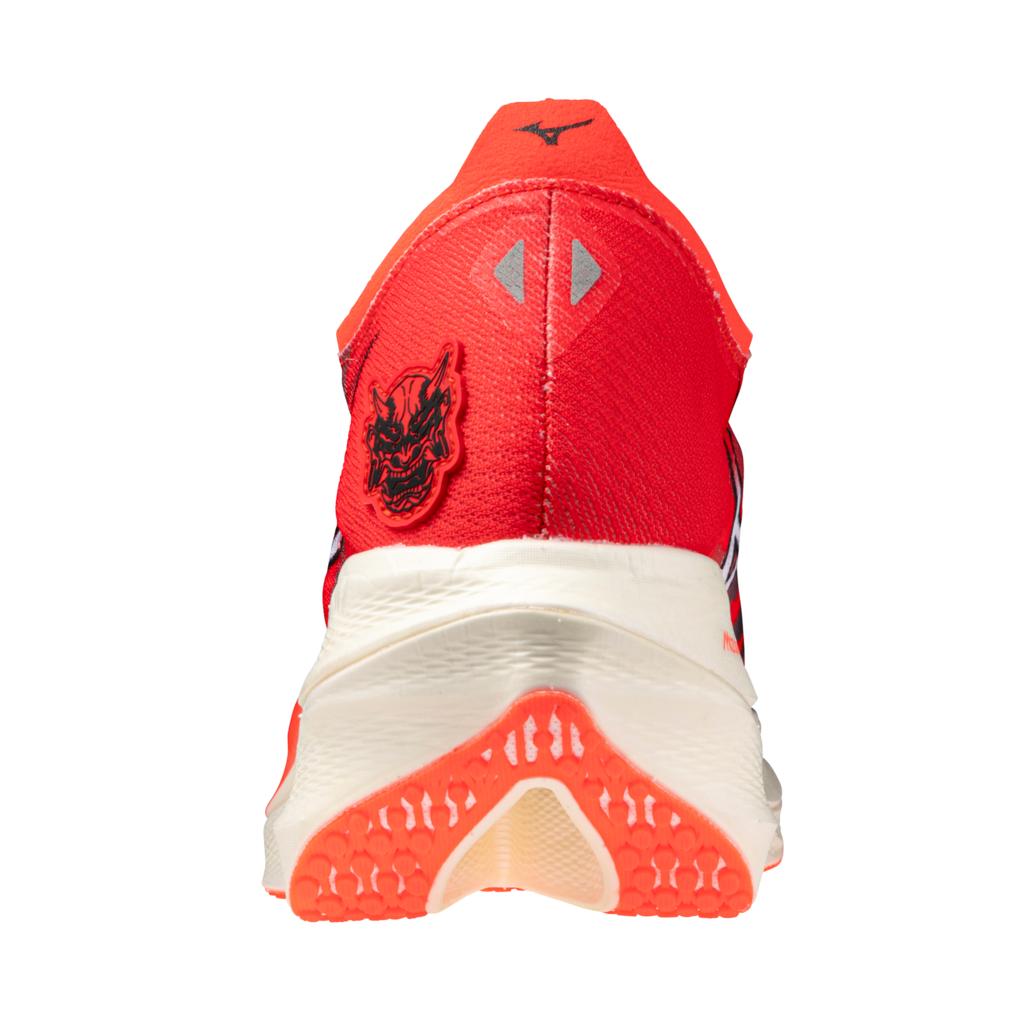 Mizuno Unisex Wave Rebellion Pro 3 Oni Hayai Running Shoe Ignition Red White