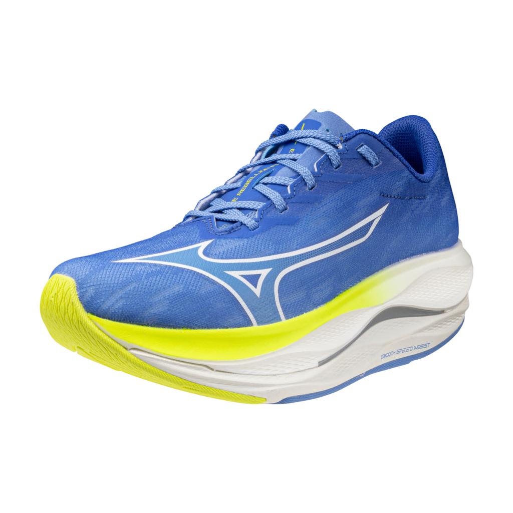 Mizuno Women's Wave Rebellion Flash 3 Running Shoe Ultramarine Dazzling Blue