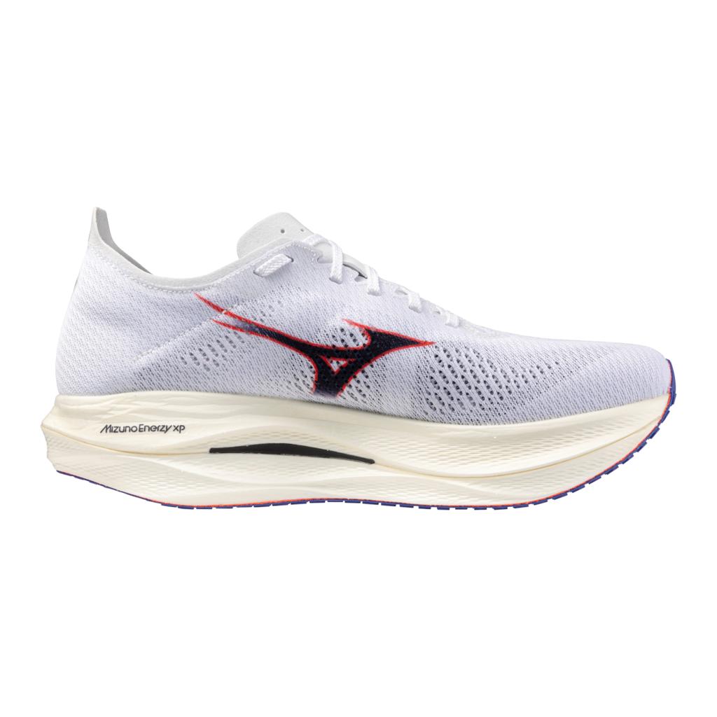 Mizuno Unisex Wave Rebellion Pro 3 Lo Running Shoe White Baritone Blue