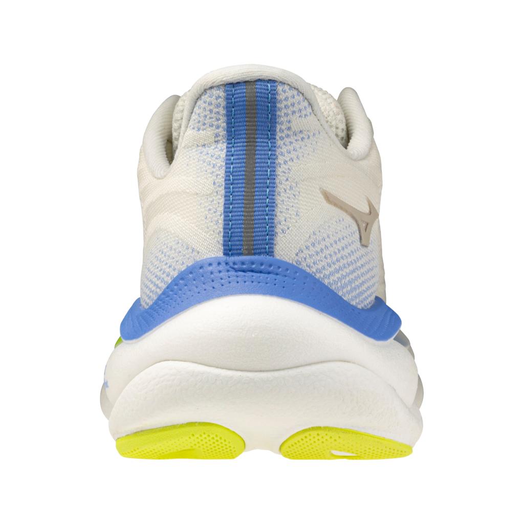 Mizuno Women's Wave Sky 9 Wide D Running Shoe Snow White Silver Birch