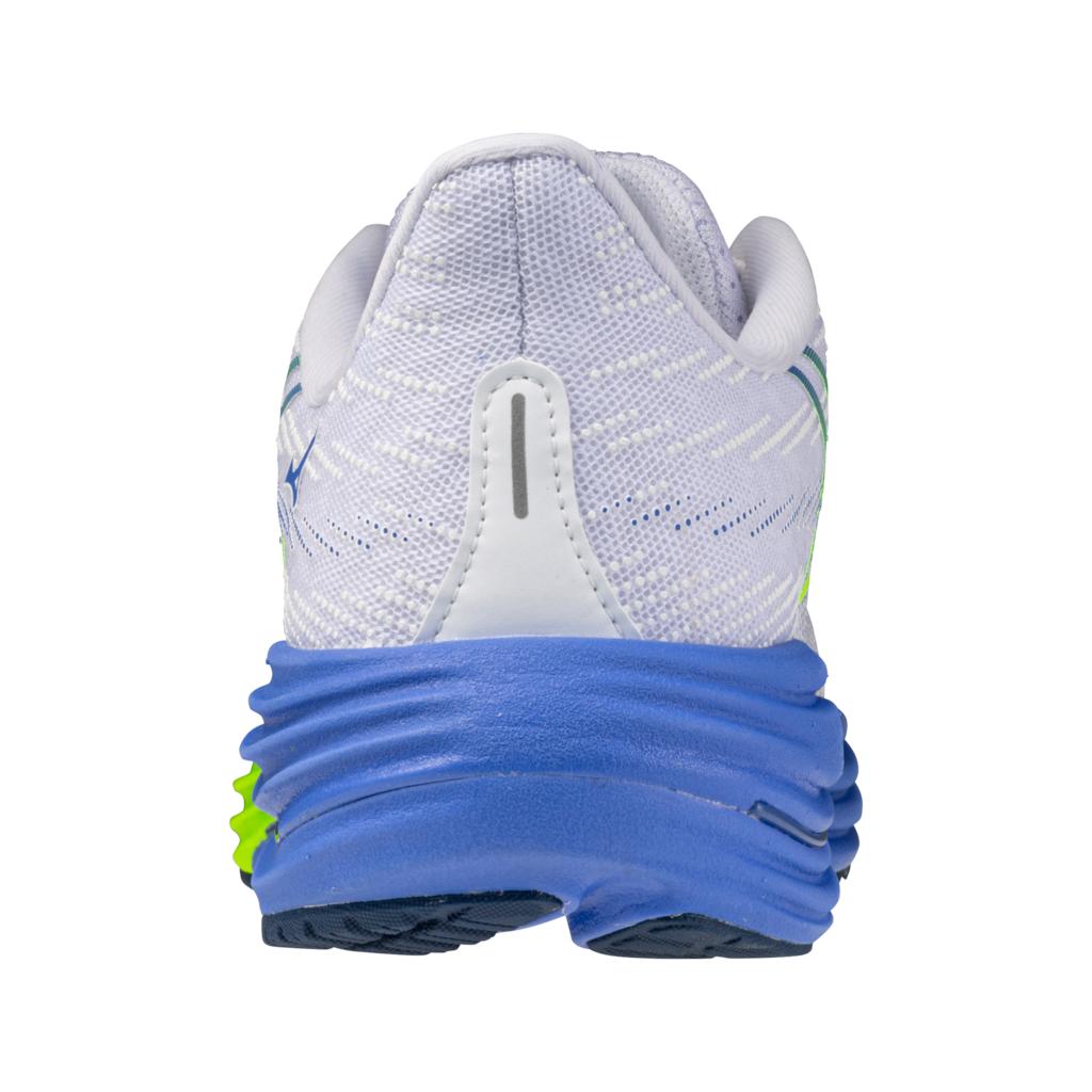 Mizuno Women's Wave Rider 29 Running Shoe White Lightning Yellow