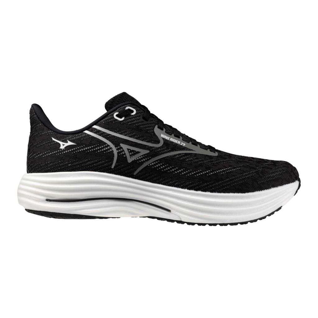 Mizuno Men's Wave Rider 29 Running Shoe Black Sand Quiet Shade