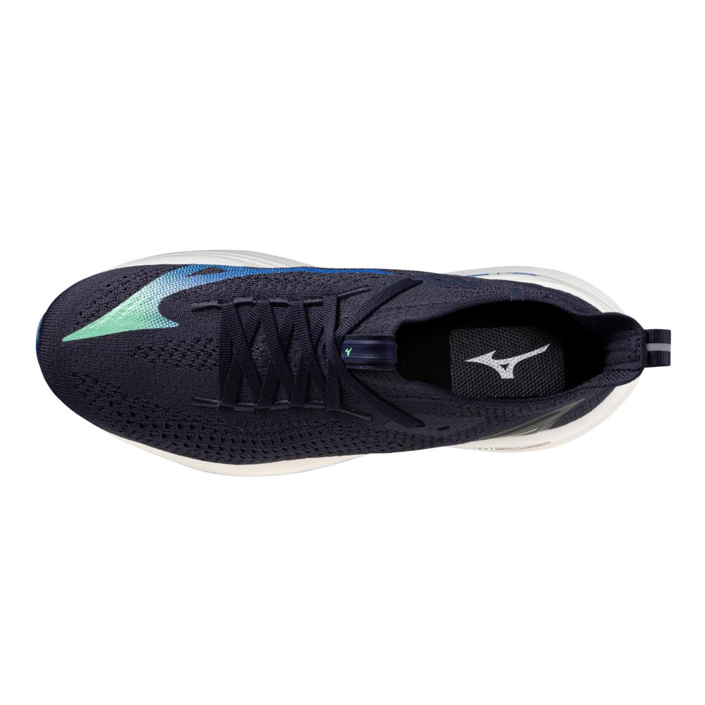 Mizuno Men's Neo Vista 2 Running Shoe Baritone Blue Frozen Emerald