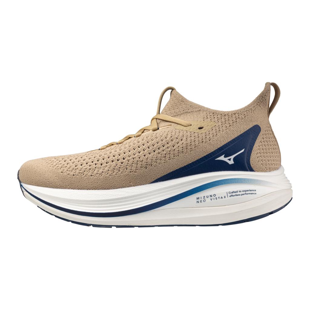 Mizuno Men's Neo Vista 2 Running Shoe Lifestyle Pack Pale Khaki White