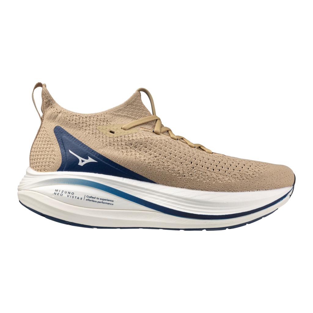 Mizuno Men's Neo Vista 2 Running Shoe Lifestyle Pack Pale Khaki White