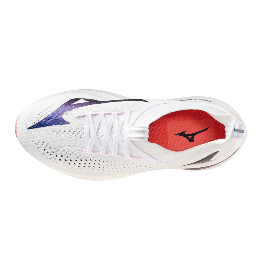 Mizuno Women's Neo Vista 2 Running Shoe White Striking Coral