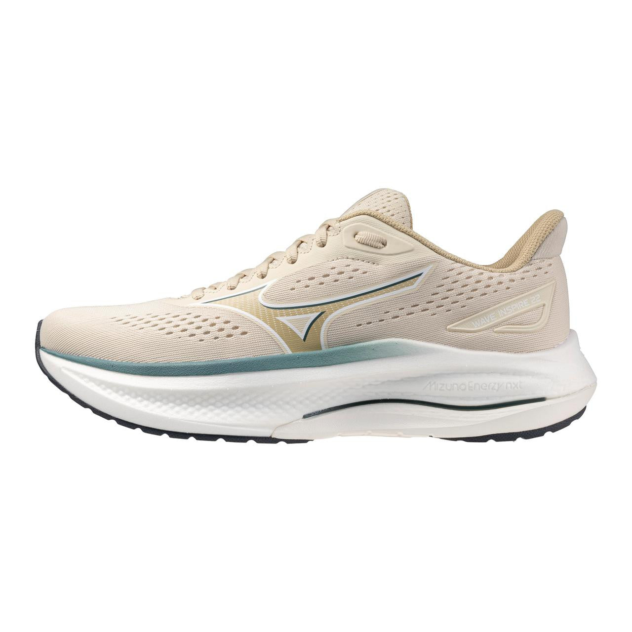 Mizuno Men's Wave Inspire 22 Running Shoes Lifestyle Pack Summer Sand Pale Khaki