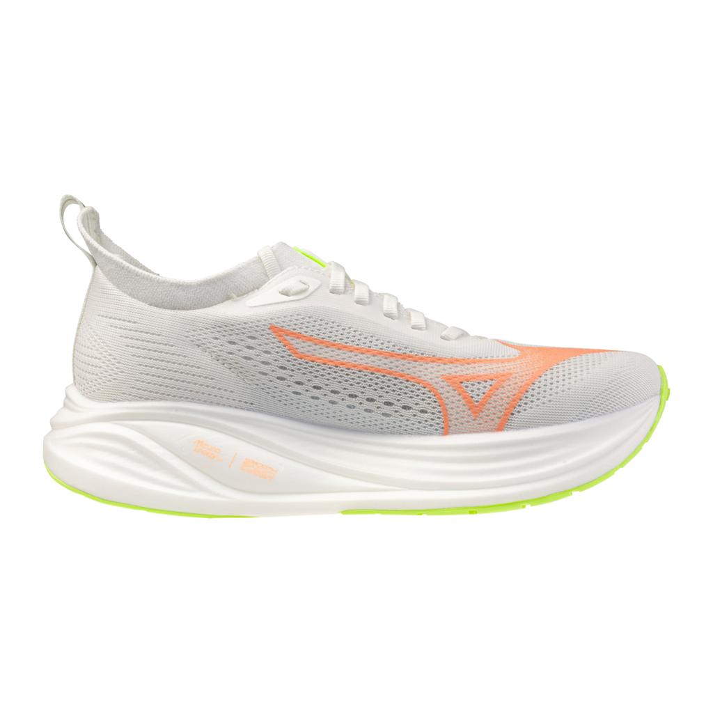Mizuno Women's Neo Zen 2 Running Shoes Gf White Flamingo Coral