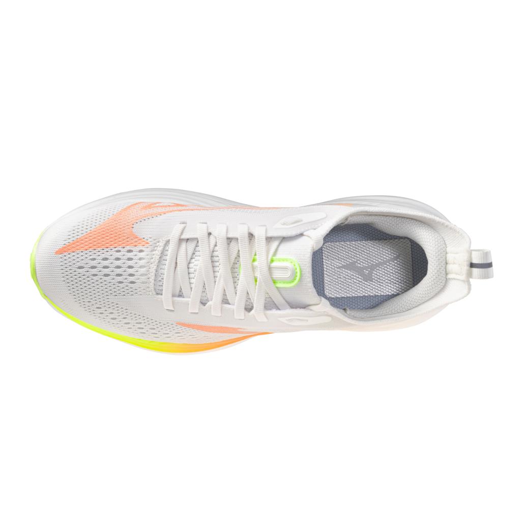 Mizuno Women's Neo Zen 2 Running Shoes Gf White Flamingo Coral