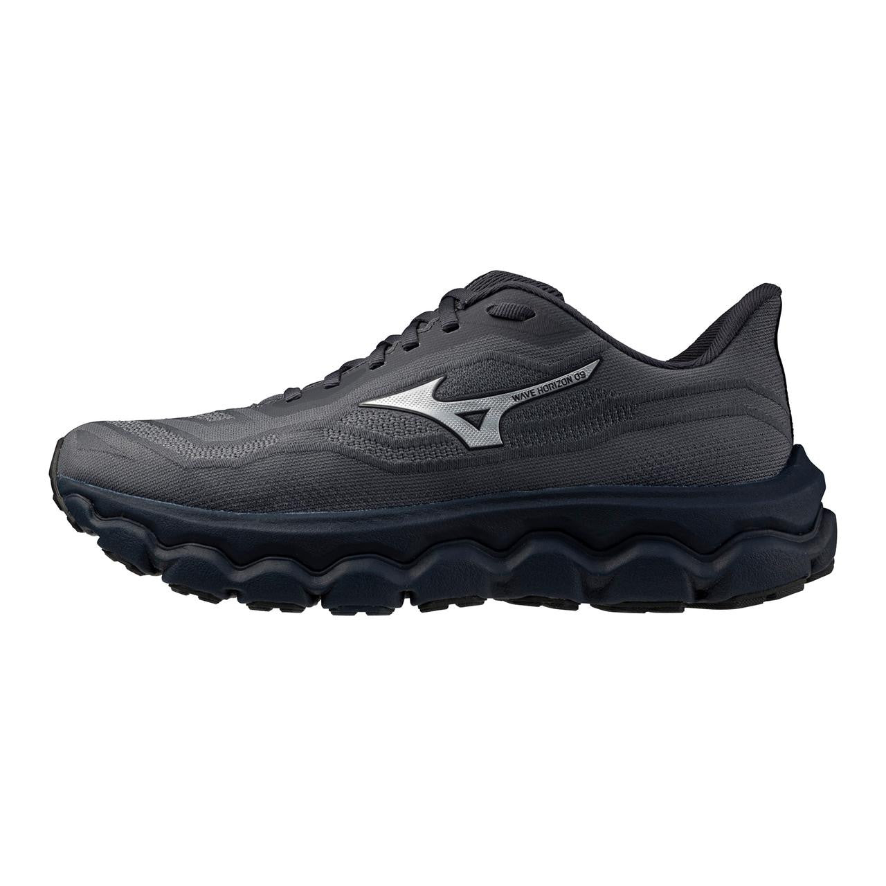 Mizuno Men's Wave Horizon 9 Running Shoe India Ink Galaxy Silver