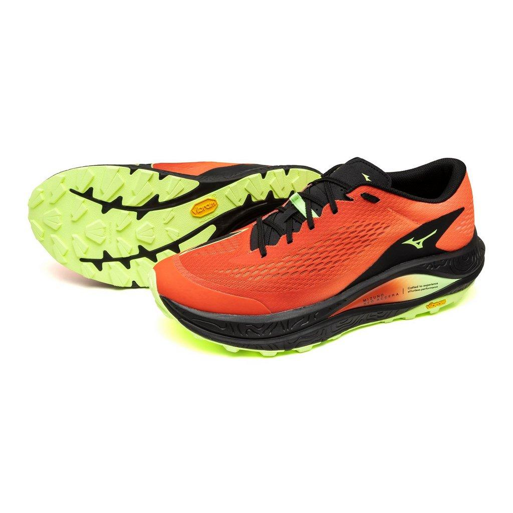Mizuno Neo Accera Running Shoes Unisex Orange Com Black