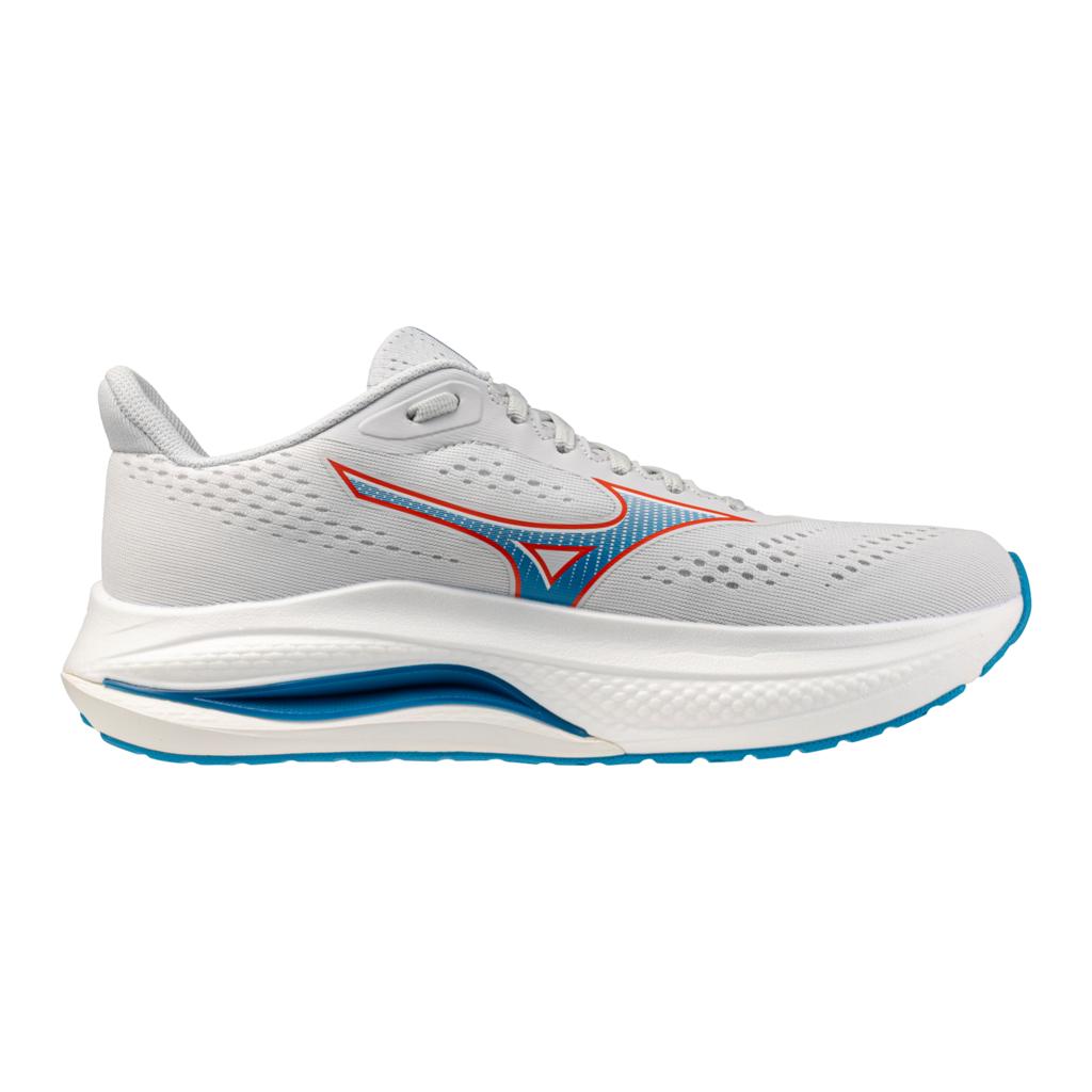 Mizuno Men's Wave Inspire 22 Wide 2E Running Shoes Cloudscape Blue Jewel