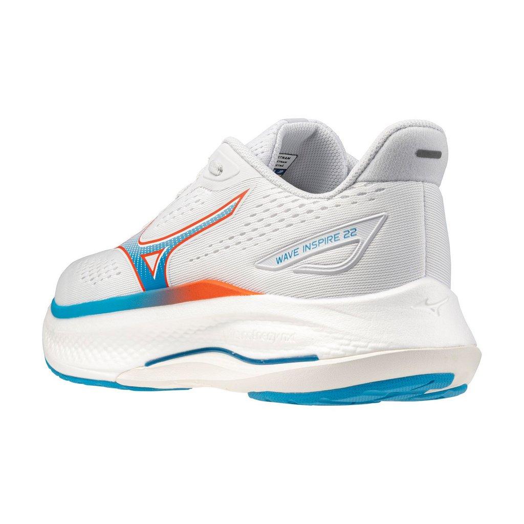 Mizuno Men's Wave Inspire 22 Wide 2E Running Shoes Cloudscape Blue Jewel