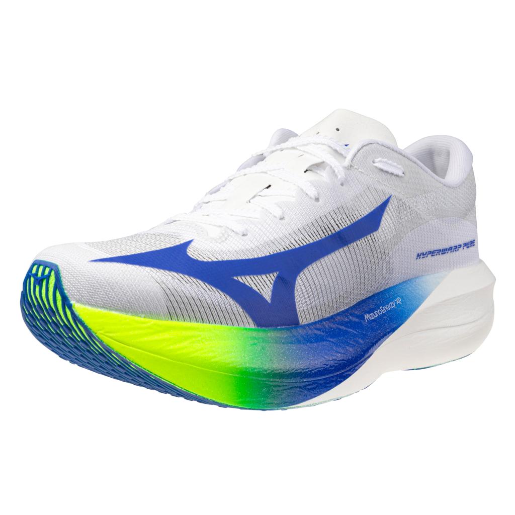 Mizuno Unisex Hyperwarp Pure Running Shoe White Lightning Yellow