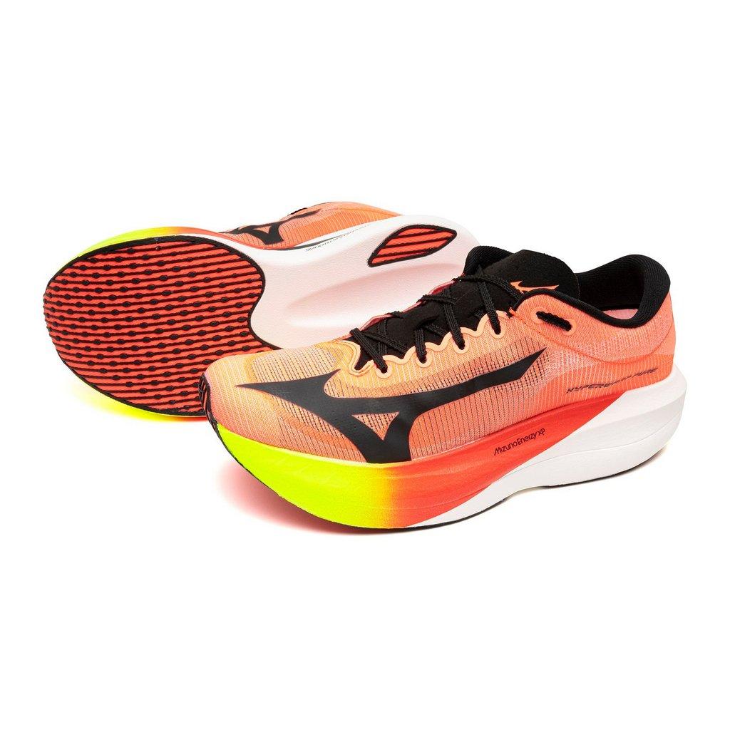 Mizuno Unisex Hyperwarp Pure Running Shoe Lava Orange Black