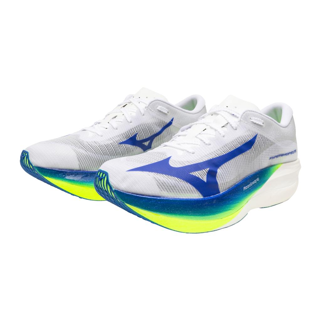 Mizuno Unisex Hyperwarp Elite Running Shoe White Lightning Yellow