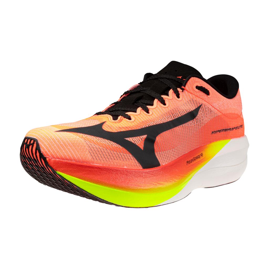 Mizuno Unisex Hyperwarp Elite Running Shoe Lava Orange Black