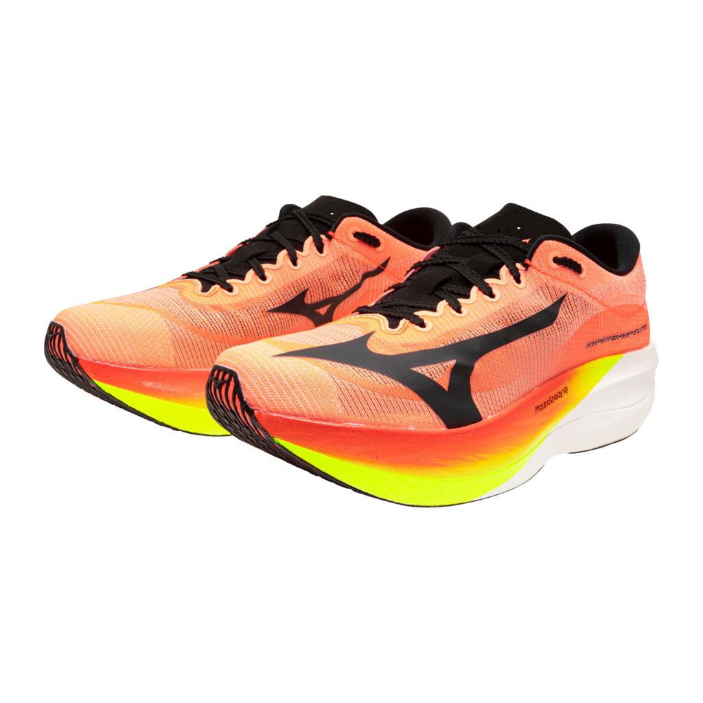 Mizuno Unisex Hyperwarp Elite Running Shoe Lava Orange Black