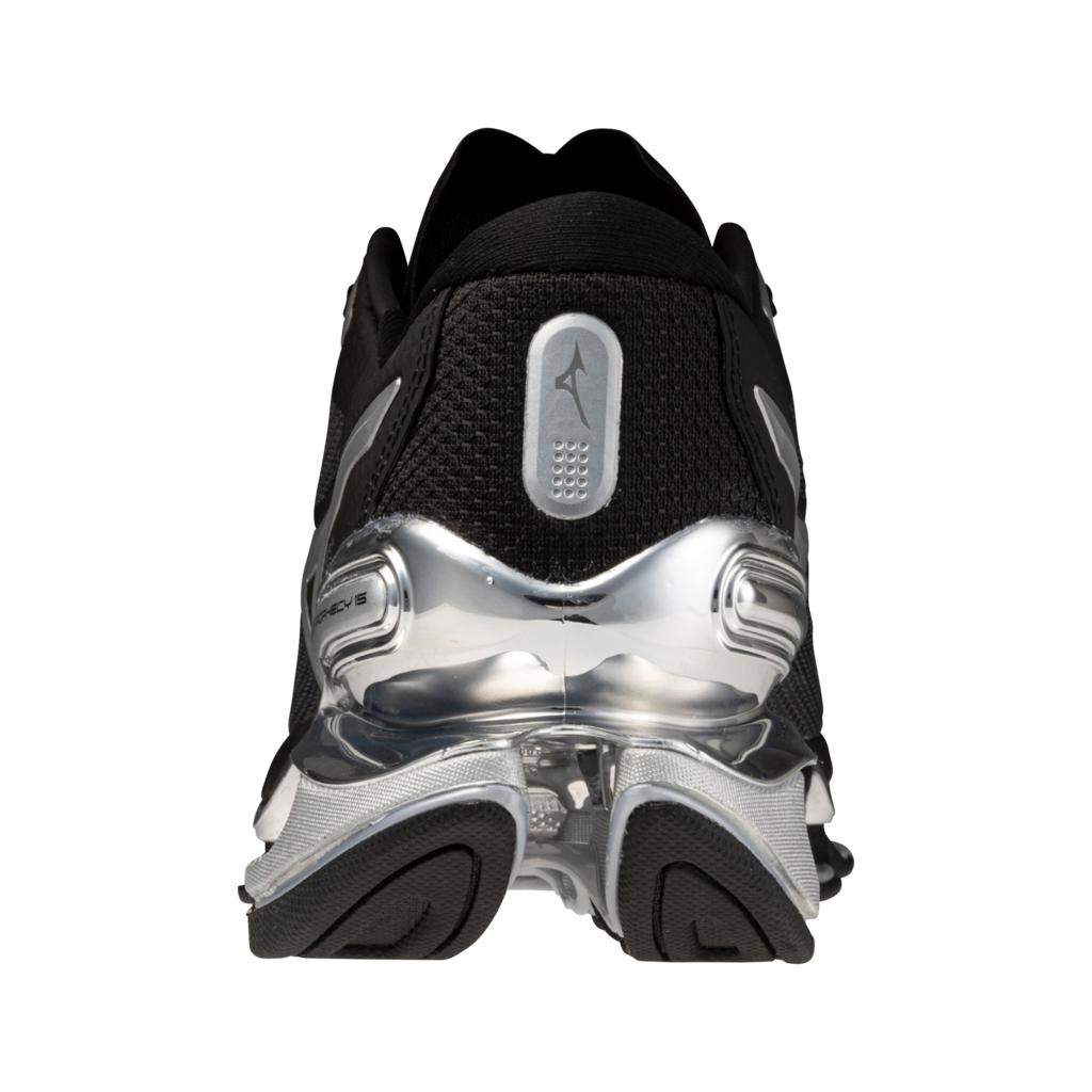 Mizuno Unisex Wave Prophecy 15 Running Shoe Black Galaxy Silver