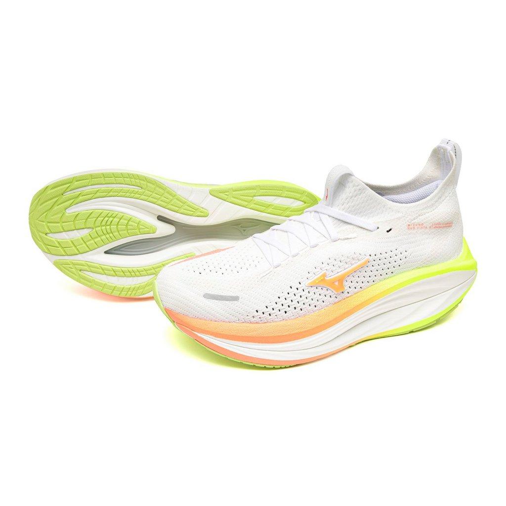 Mizuno Women's Neo Vista 3 Running Shoe Gf White Flamingo Coral