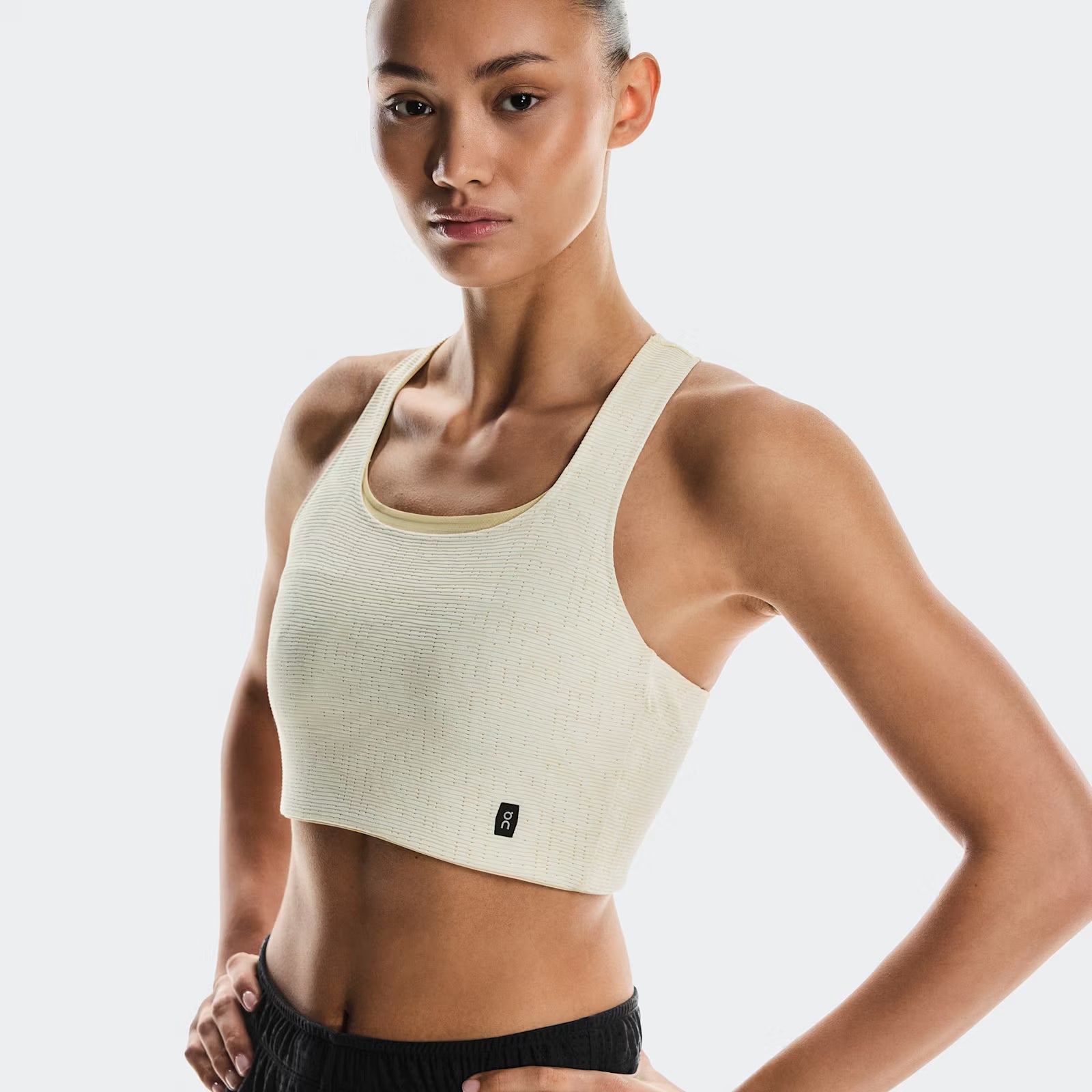 On Pace Pocket Bra Taupe (Women'S)