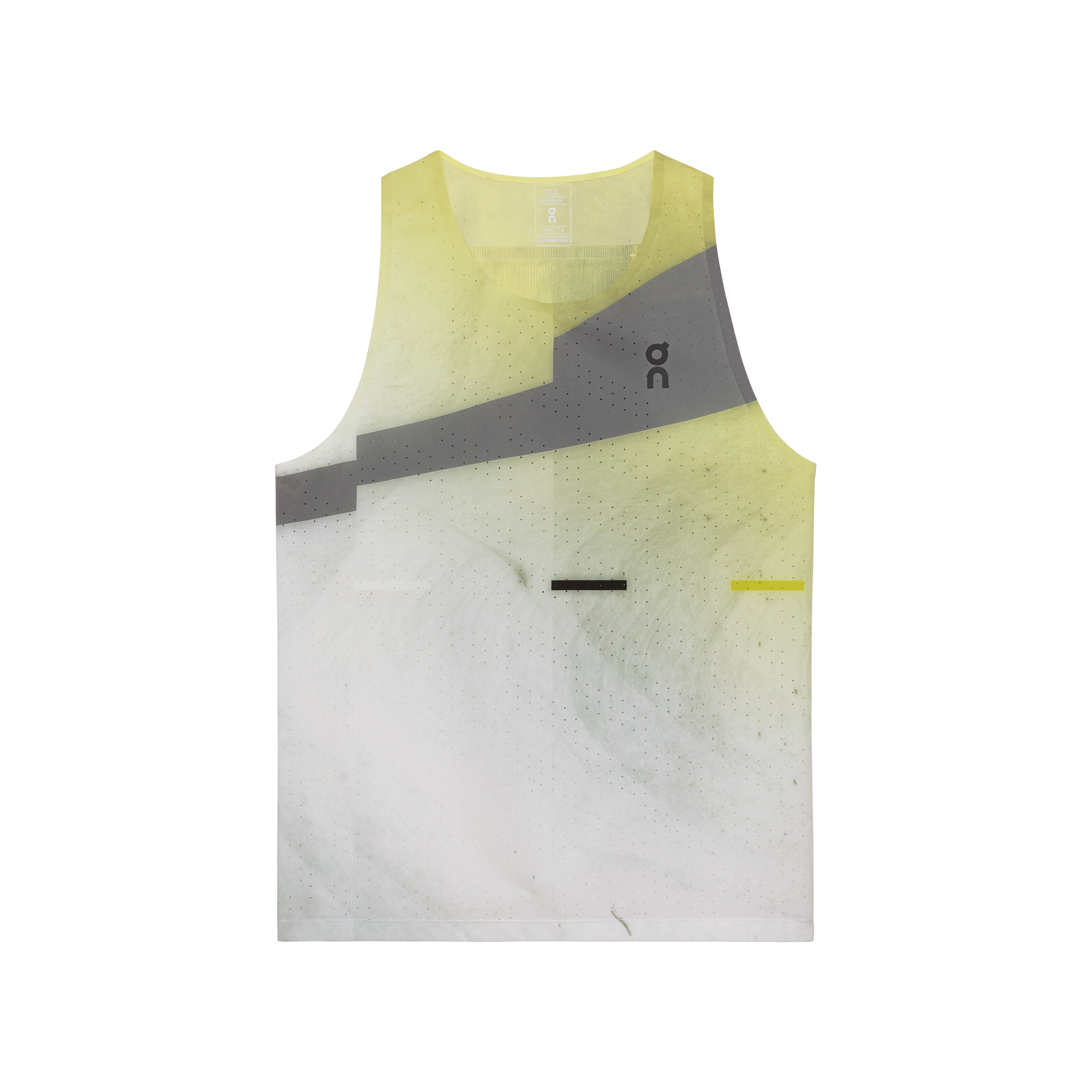On Race Singlet Limelight | Glacier