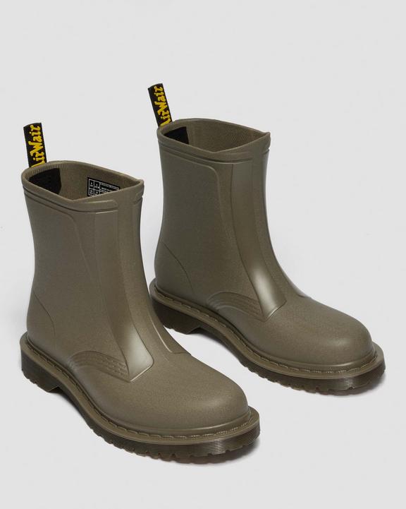 Dr Martens 1460 Rain Boots - Dms Olive