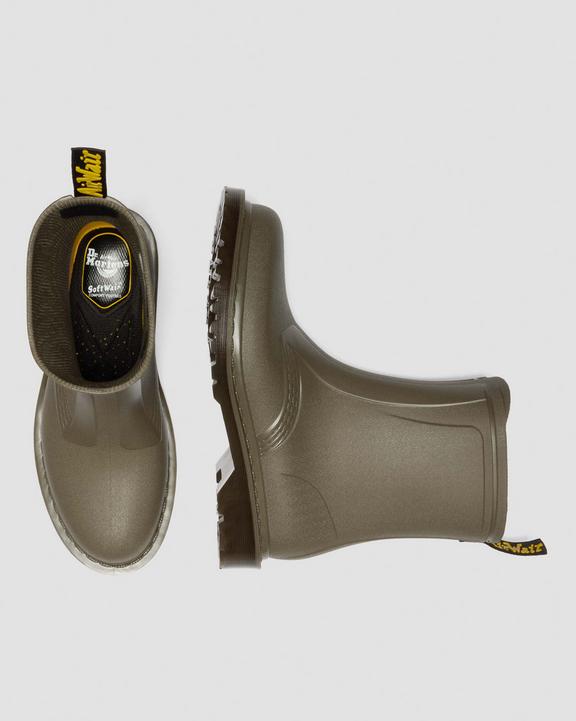Dr Martens 1460 Rain Boots - Dms Olive