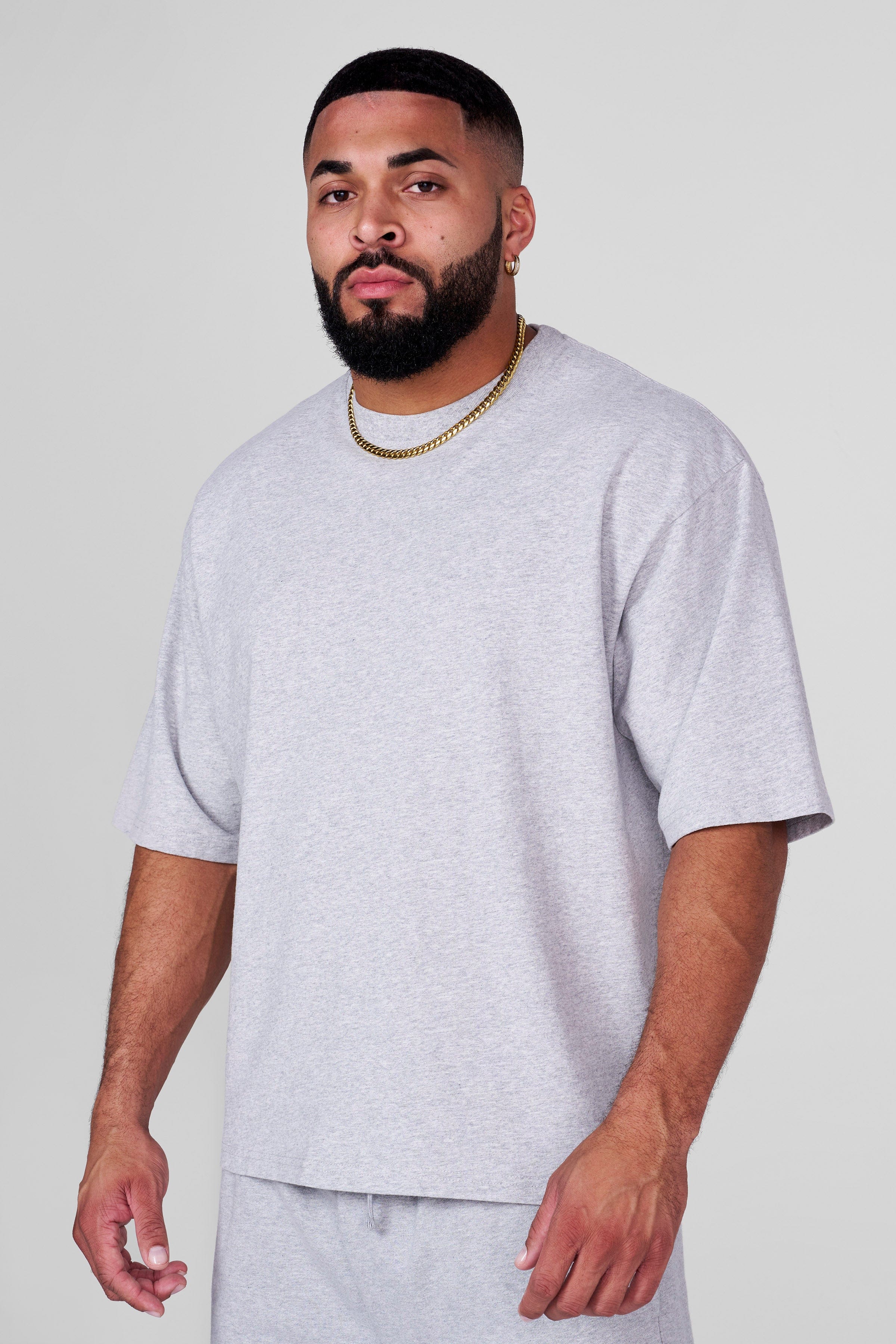 YoungLA 4125 - Heritage Tees Heather Grey