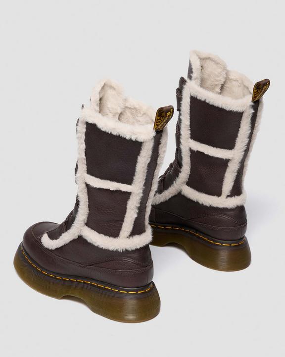Dr Martens Buzz Lace Up - Dark Brown+Natural