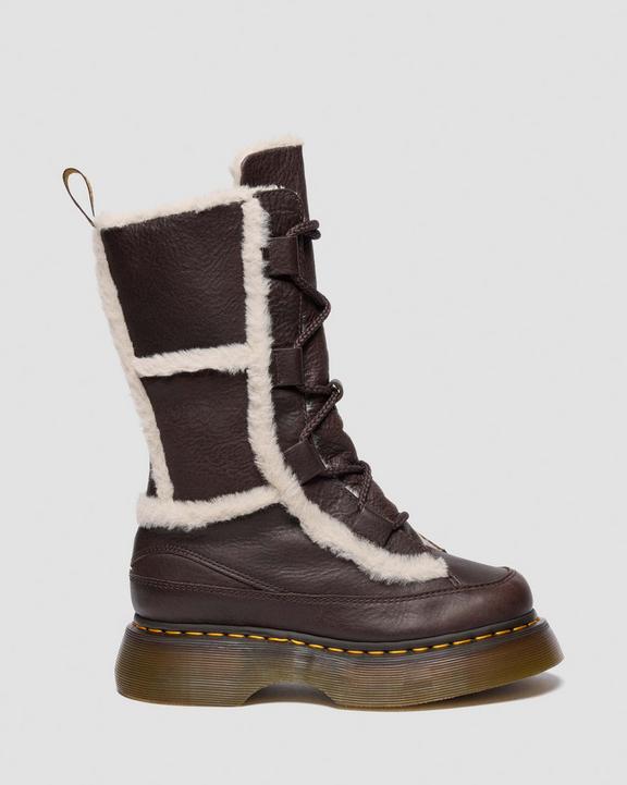 Dr Martens Buzz Lace Up - Dark Brown+Natural