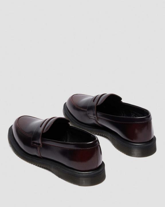 Dr Martens Temara Arcadia Leather Loafers - Cherry Red Arcadia