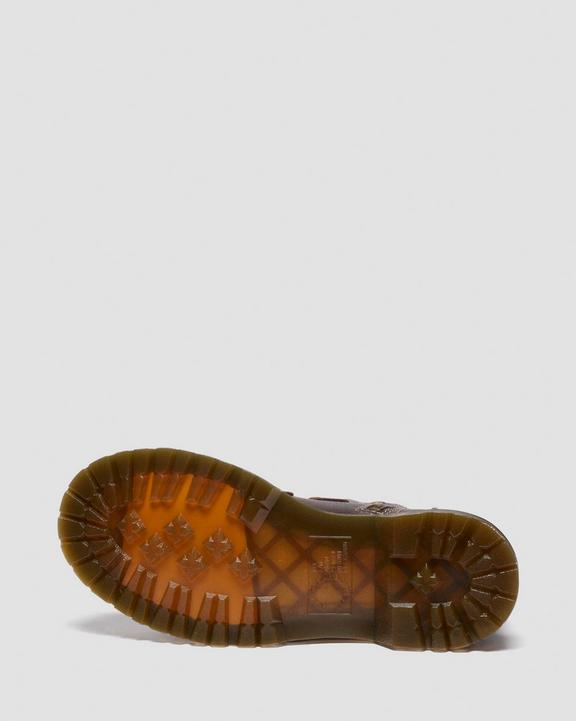Dr Martens Faux Fur Lined Lace-To-Toe Leather Boots - Dark Brown