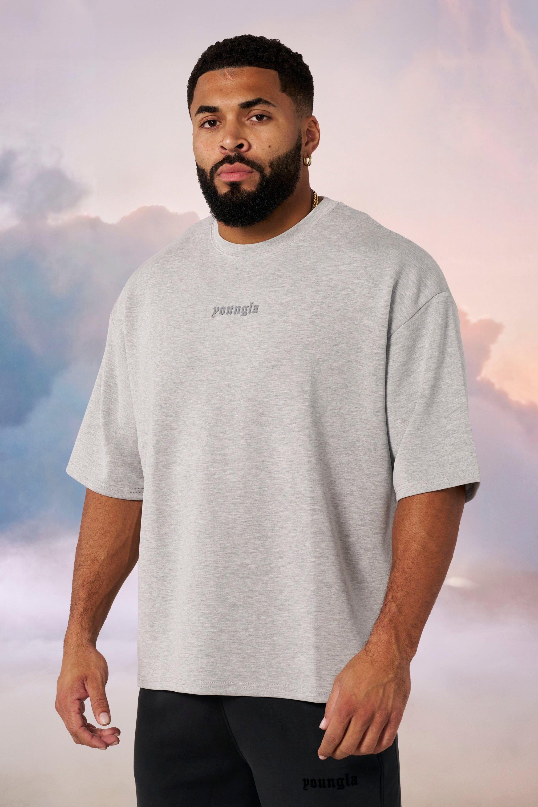 YoungLA 4161 - Soft AF Tees Heather Grey