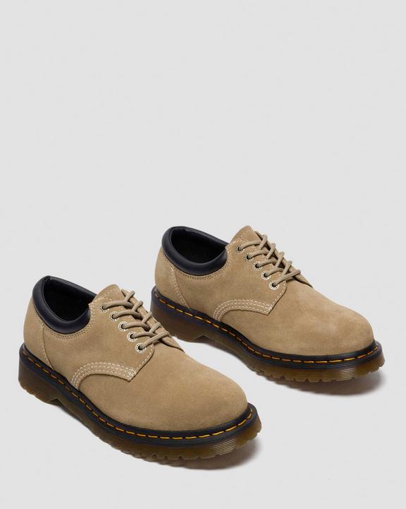 Dr Martens Waxy Suede Shoes - Savannah Tan