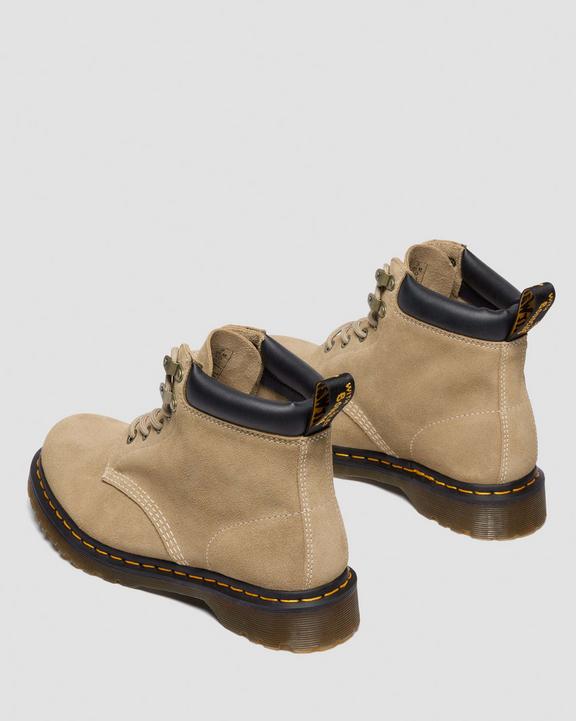 Waxy Suede Ankle Boots - Savannah Tan - Womens