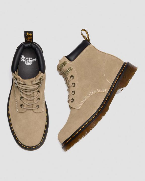 Dr Martens Waxy Suede Ankle Boots - Savannah Tan