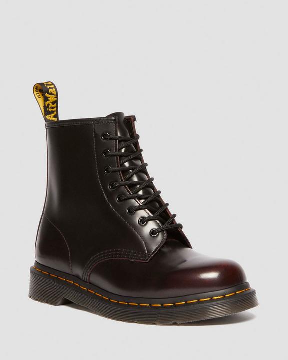 Dr Martens Arcadia Leather Boots - Cherry Red Arcadia